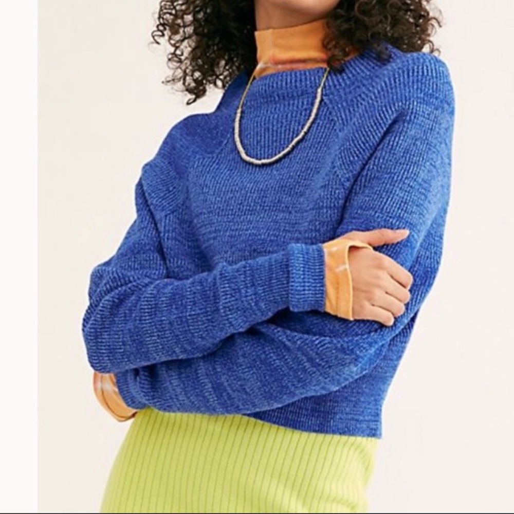 Free People mock neck sweater